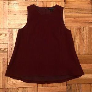 Brand New Burgundy Banana Republic Sleeveless Top